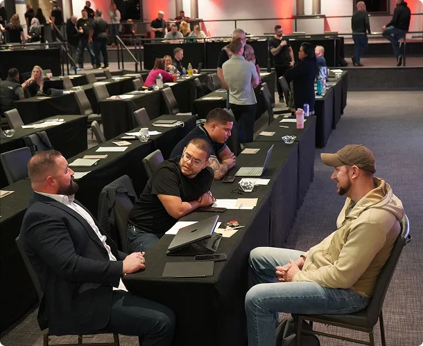 Drewbie Wilson leading a live group session