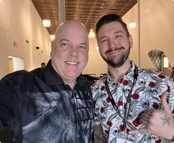 Drewbie Wilson with a consulting client
