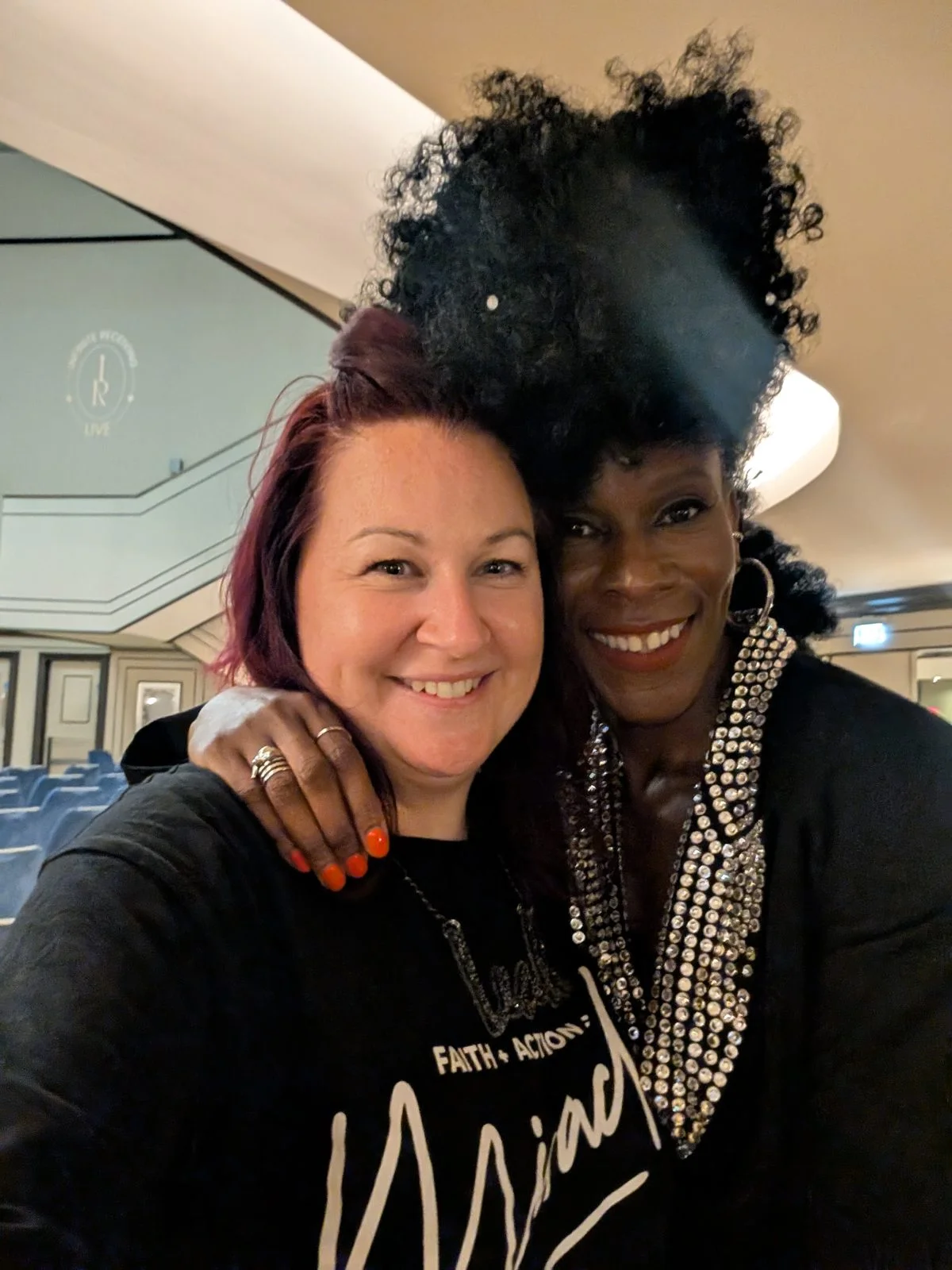 Leah Gregory with Suzy Ashworth