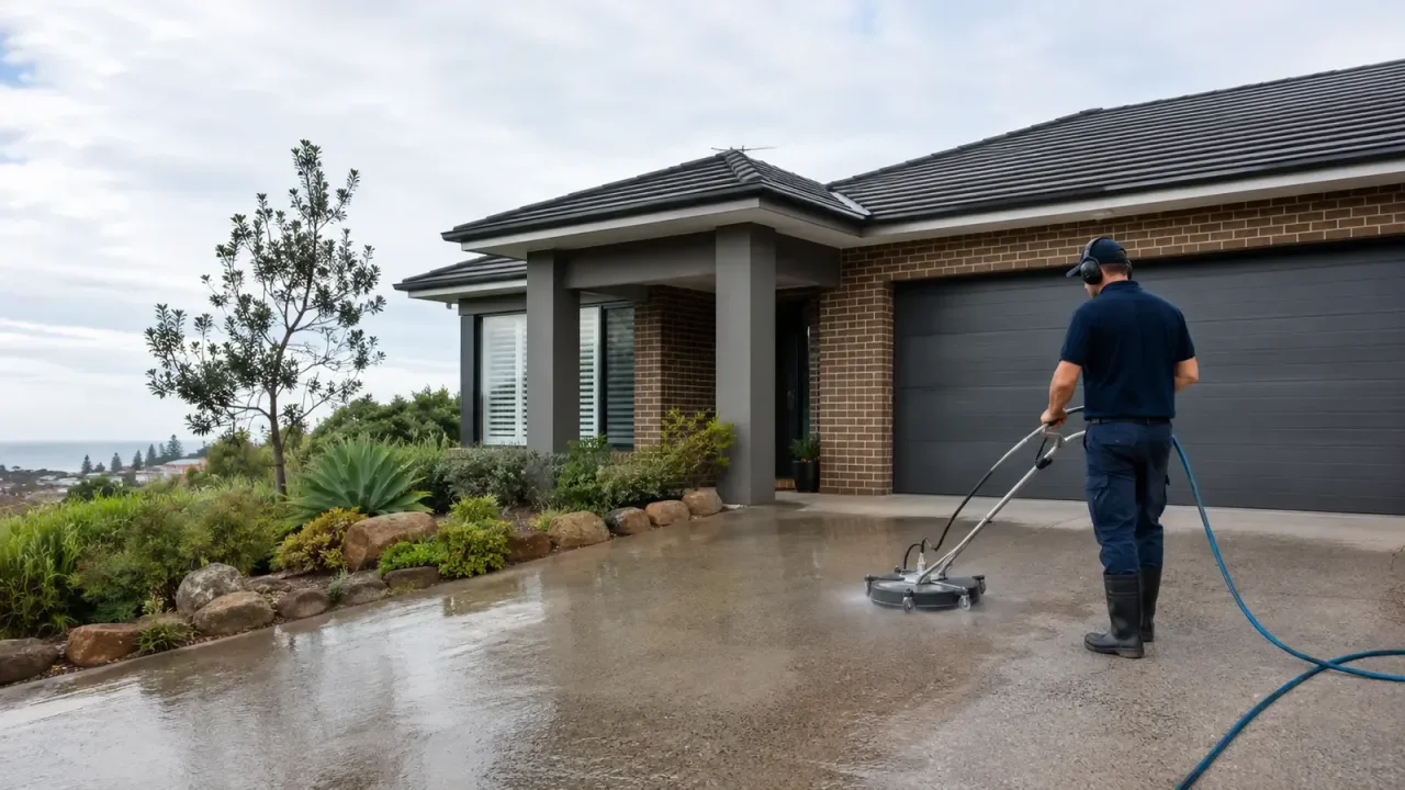 Exterior cleaning and pressure cleaning in Wollongong NSW by ClearView Exterior Services