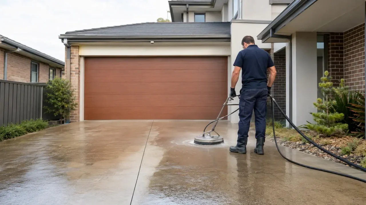 Professional driveway cleaning in Wollongong NSW