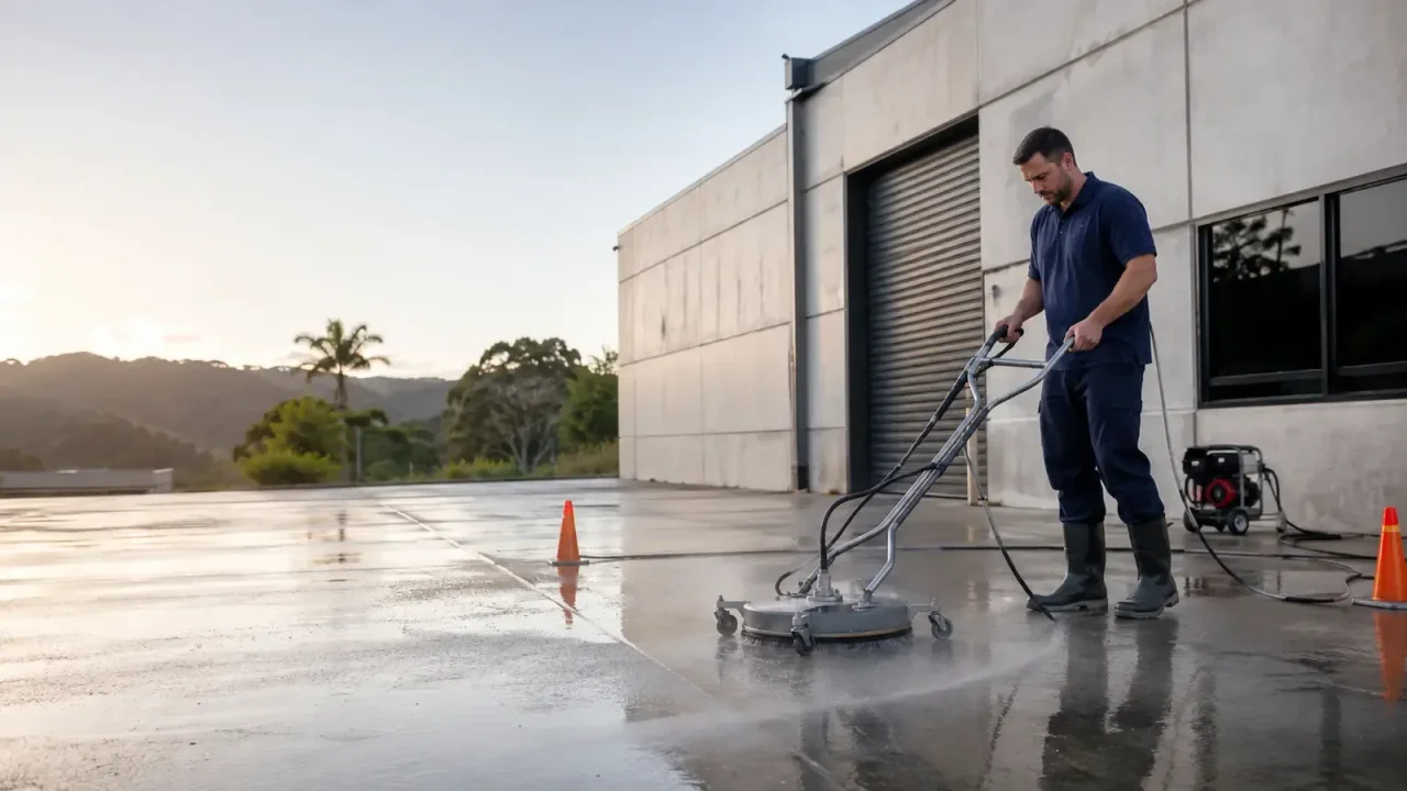 Commercial exterior pressure cleaning in Wollongong NSW