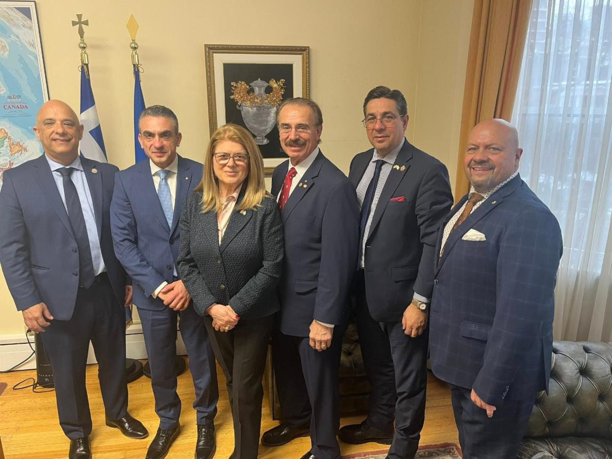 AHEPA leaders during the Supreme President's 2026 visit to Toronto