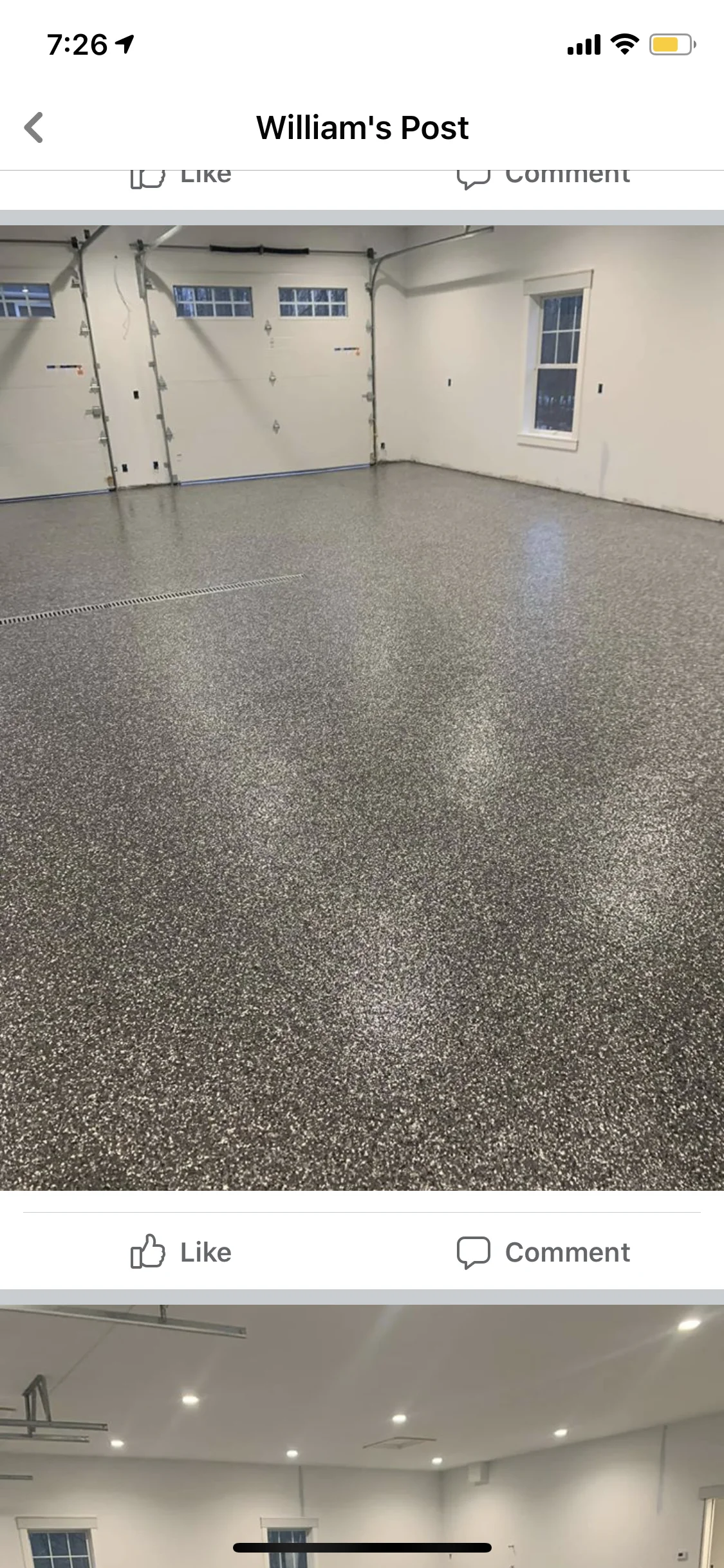 Polyaspartic and epoxy garage floor coating in Omaha Nebraska