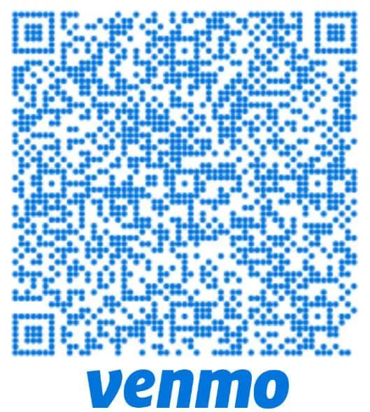 Venmo QR code for @tedgauntmusic