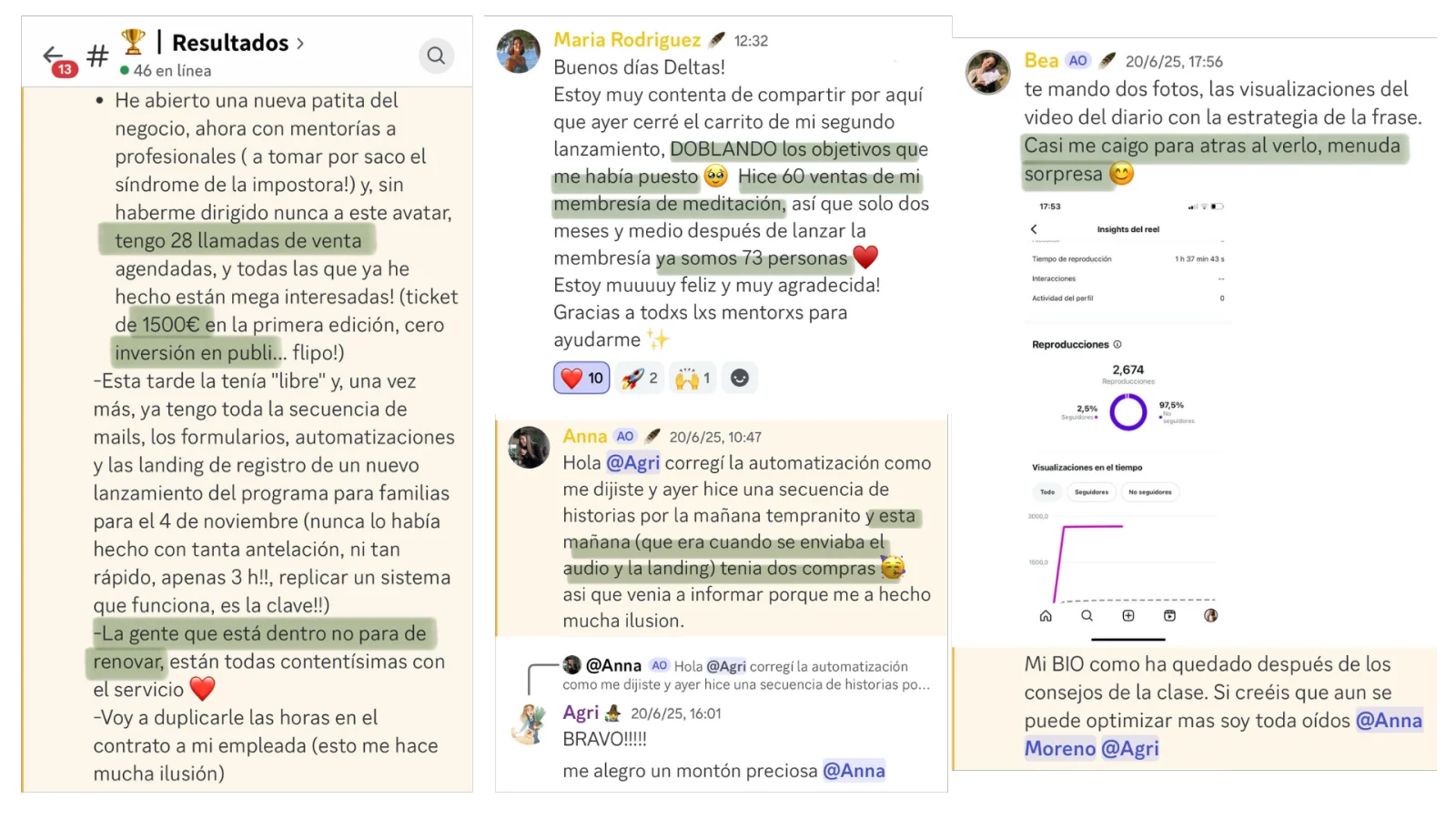 Testimonio real de la comunidad Delta