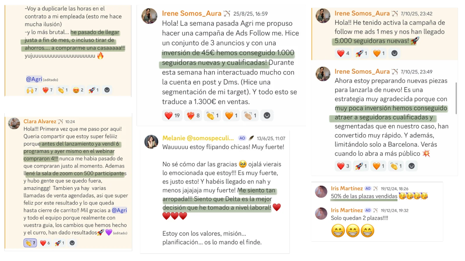 Testimonio real de la comunidad Delta