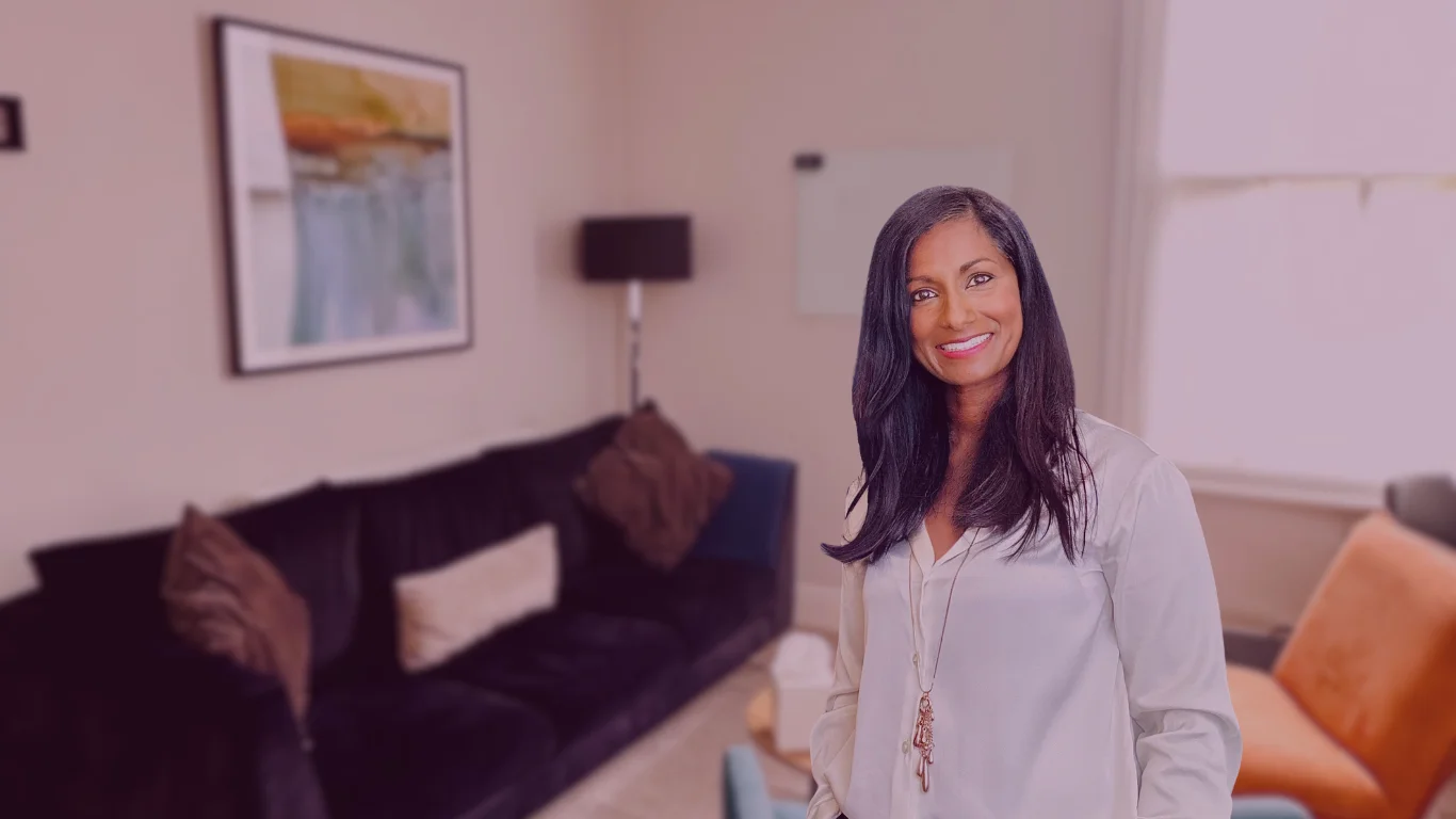 Dr Shyra Raj in her therapy room