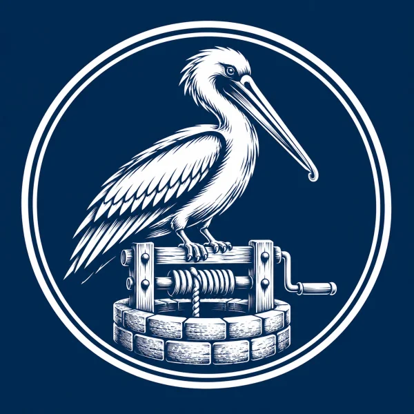 Pelican Pump and Well emblem