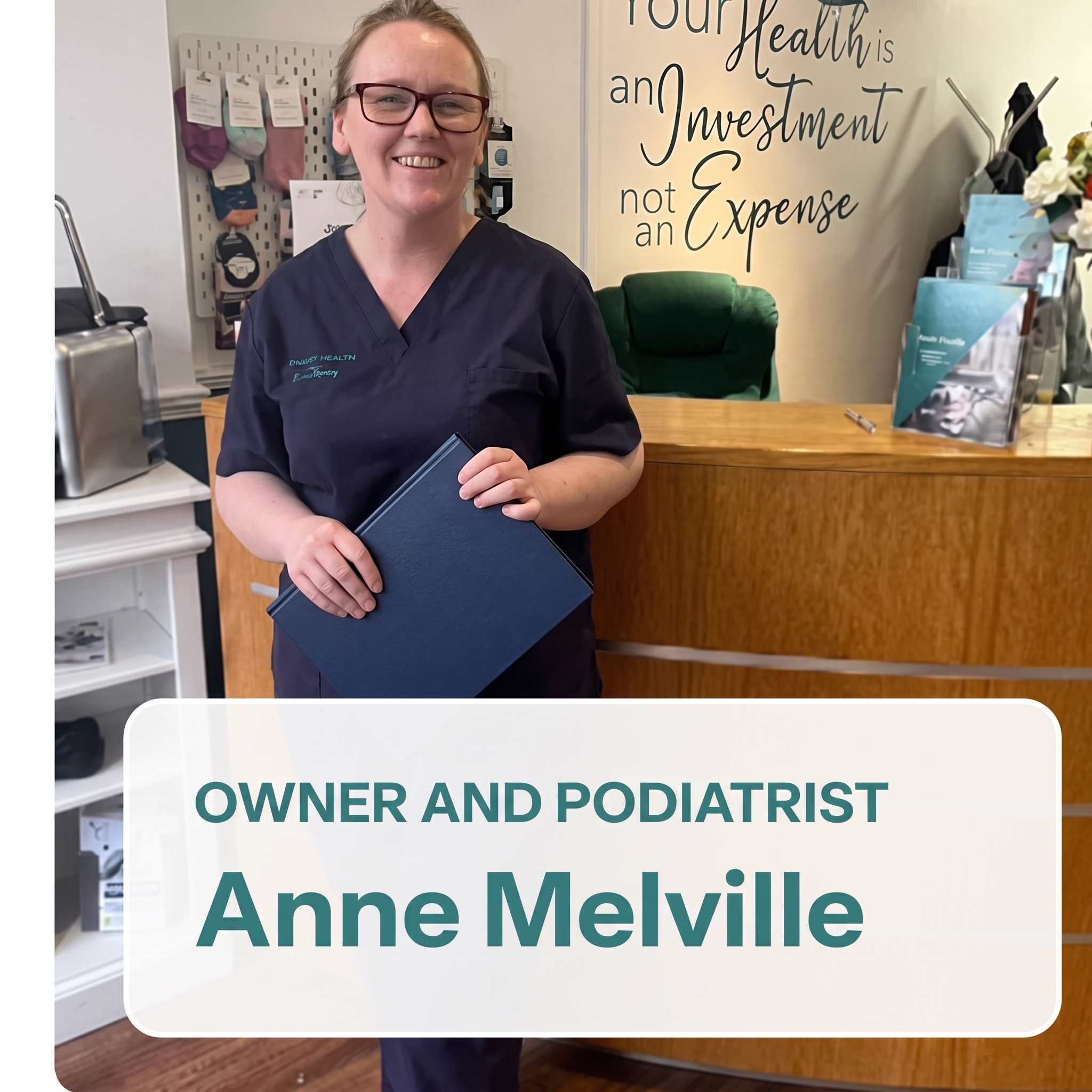 Anne Melville at Anne Melville Podiatry