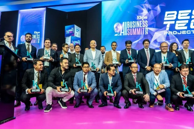 Ceremonia del Ekos Datta AI Business Summit 2024
