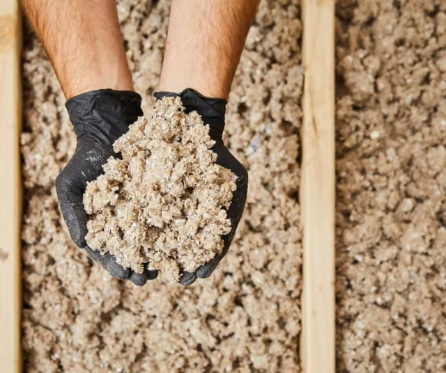 Cellulose insulation material