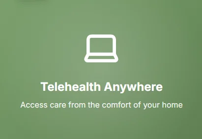 Telehealth Anywhere — access care from the comfort of your home