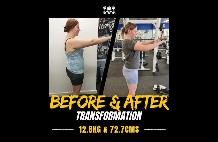 Client before and after transformation