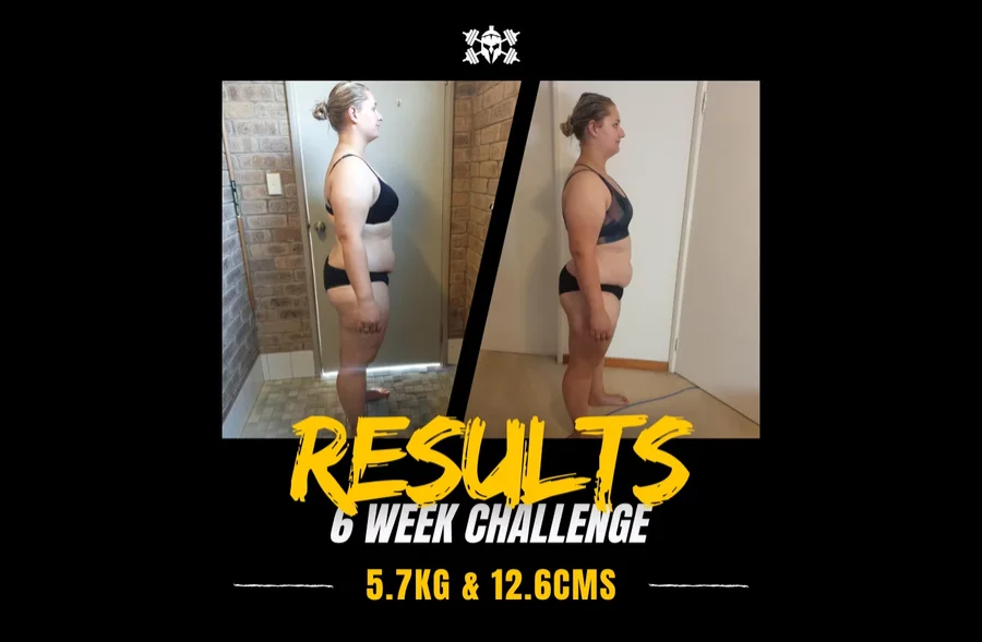 Client before and after transformation