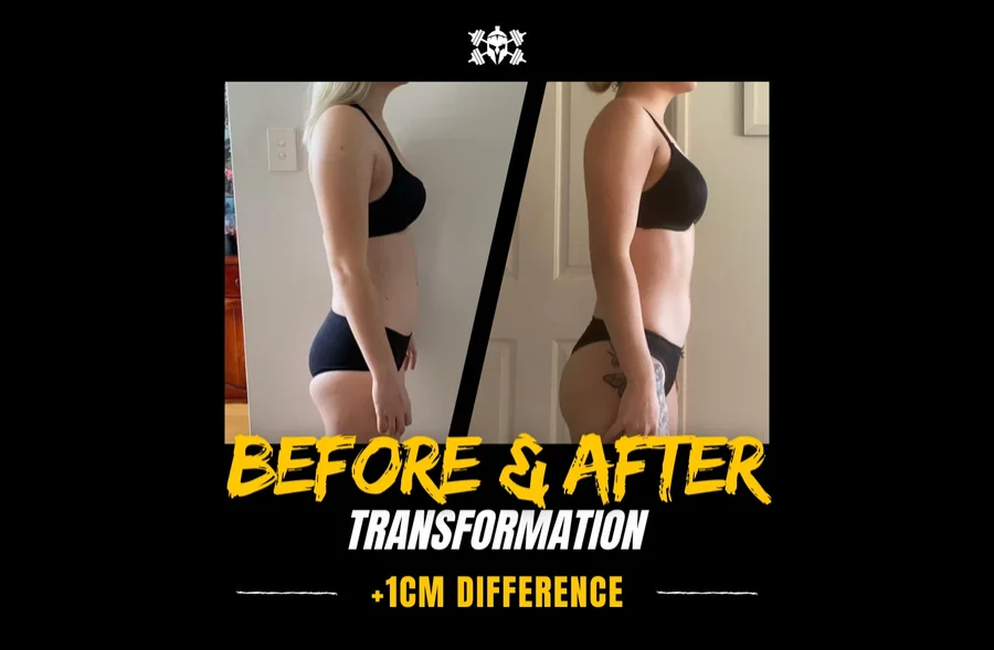 Client before and after transformation
