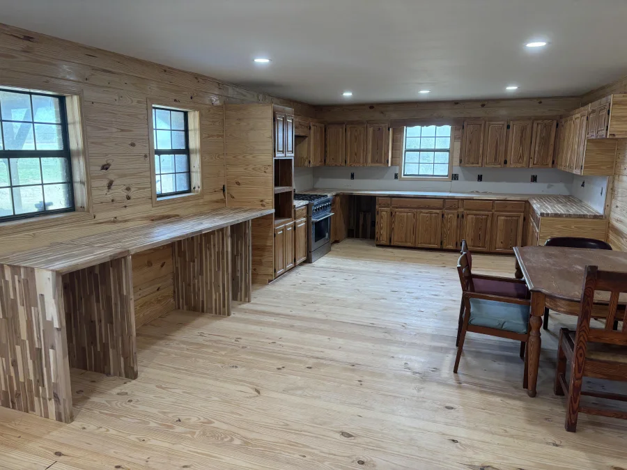 Kitchen and pantry cabinetry build-out in progress, Leesburg GA