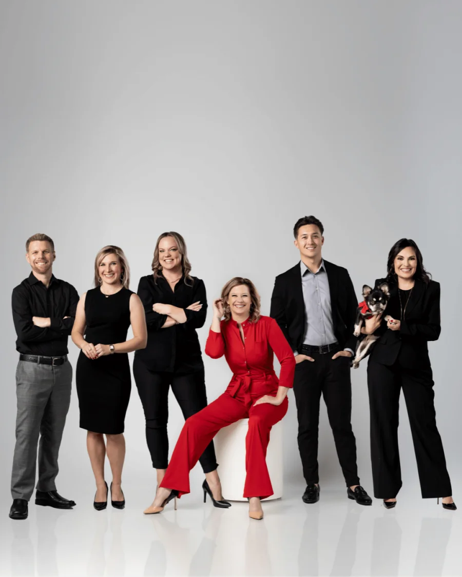 Final composited team photo with all members together