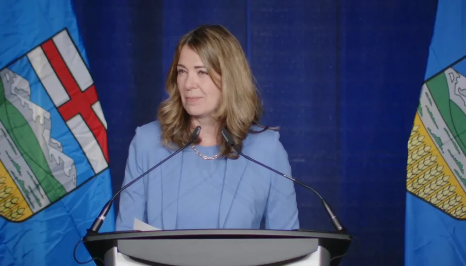 Premier Danielle Smith at the Alberta Summit
