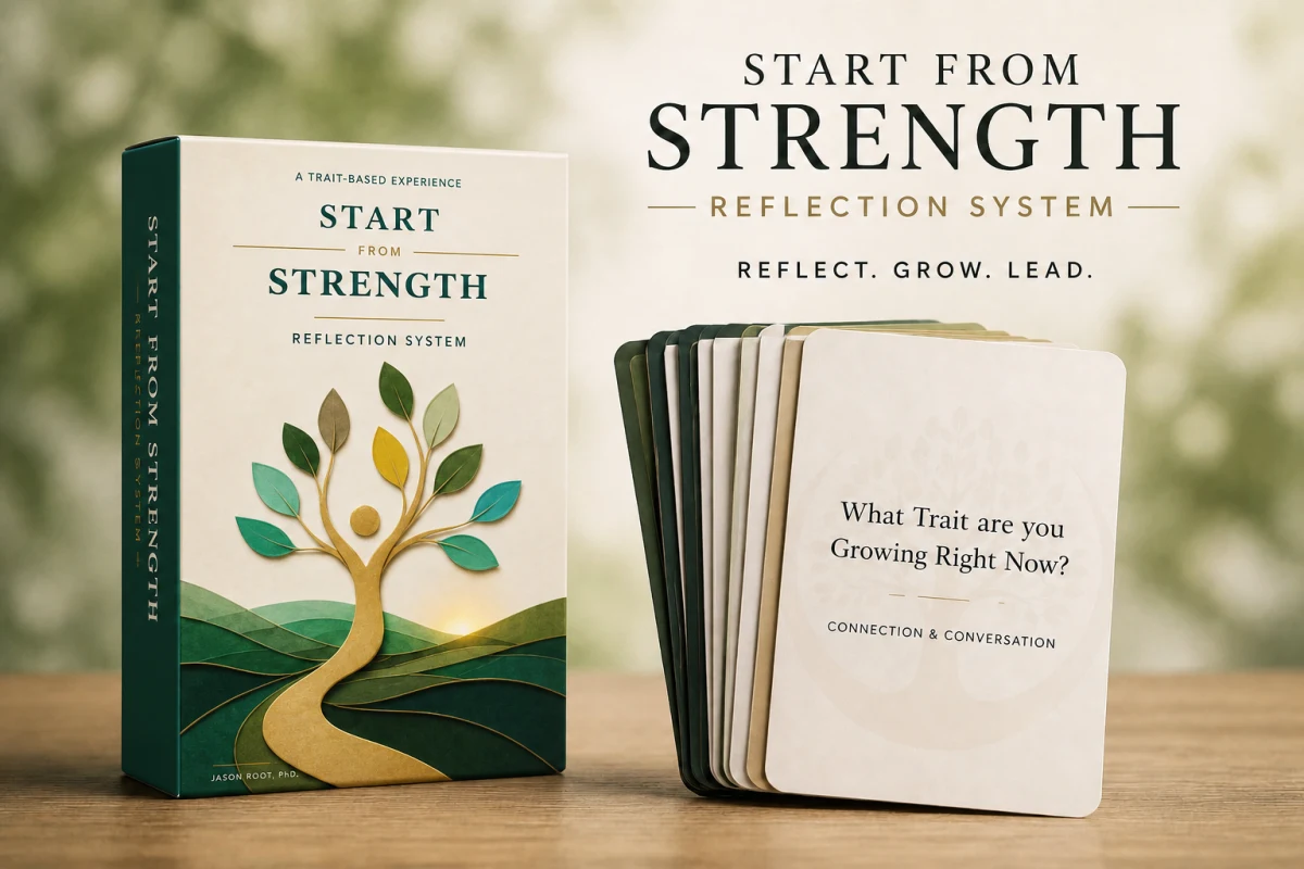 Start from Strength Reflection System box and cards