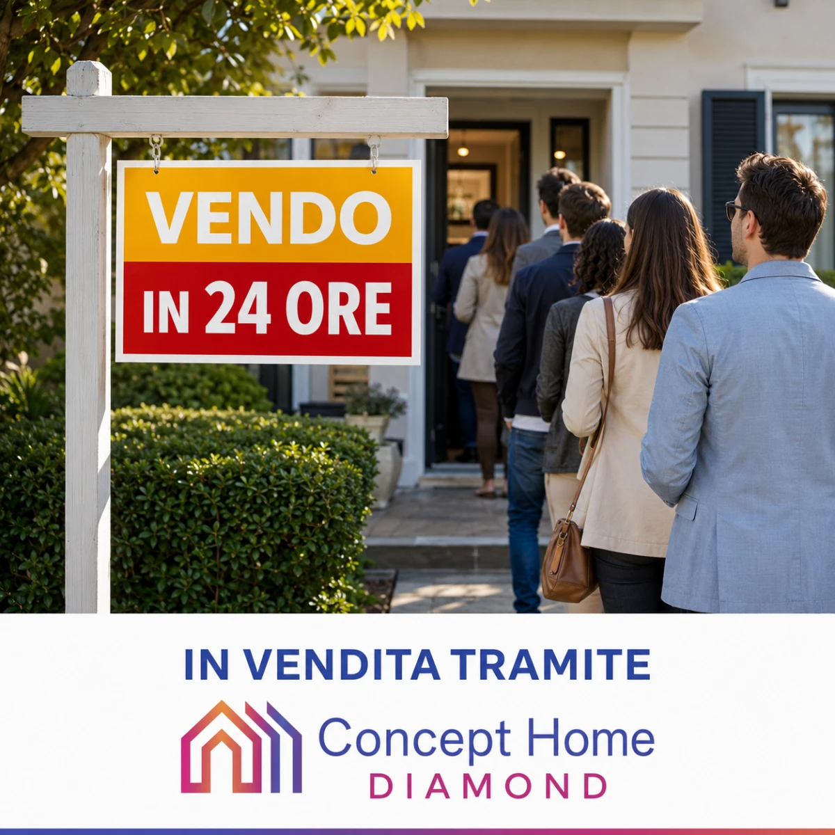 Vendo in 24 ore — in vendita tramite Concept Home Diamond