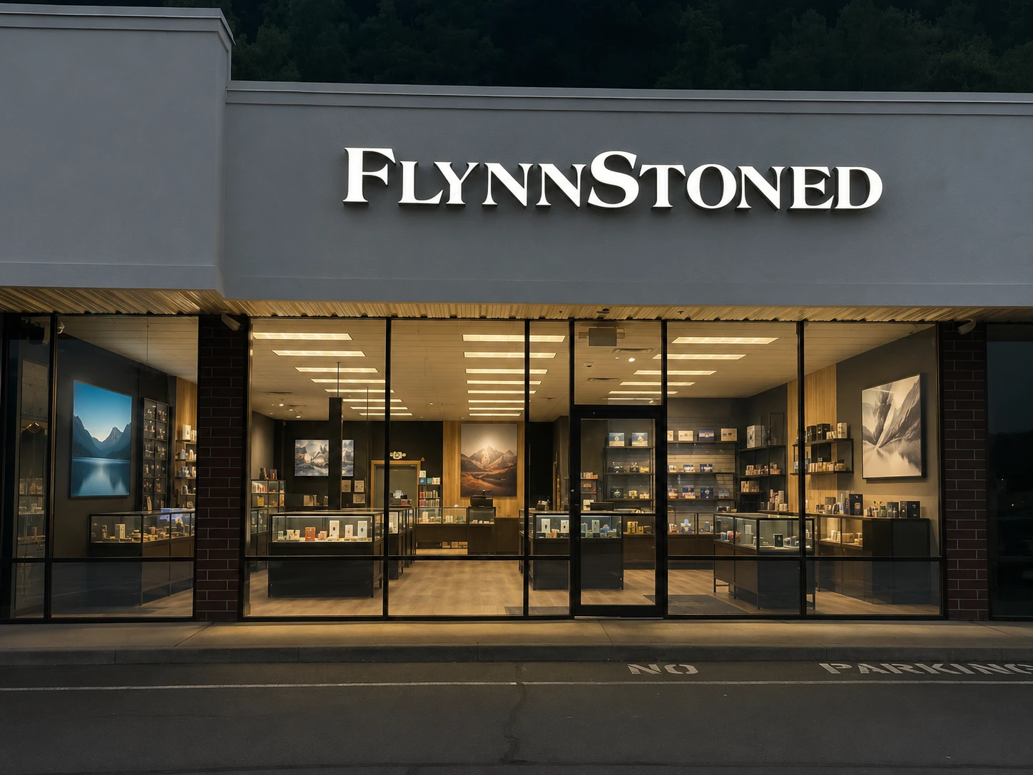 FlynnStoned Binghamton storefront on Front Street