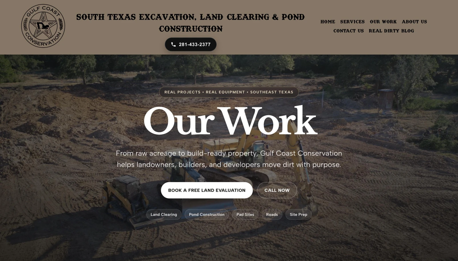 Current Gulf Coast Conservation Our Work page