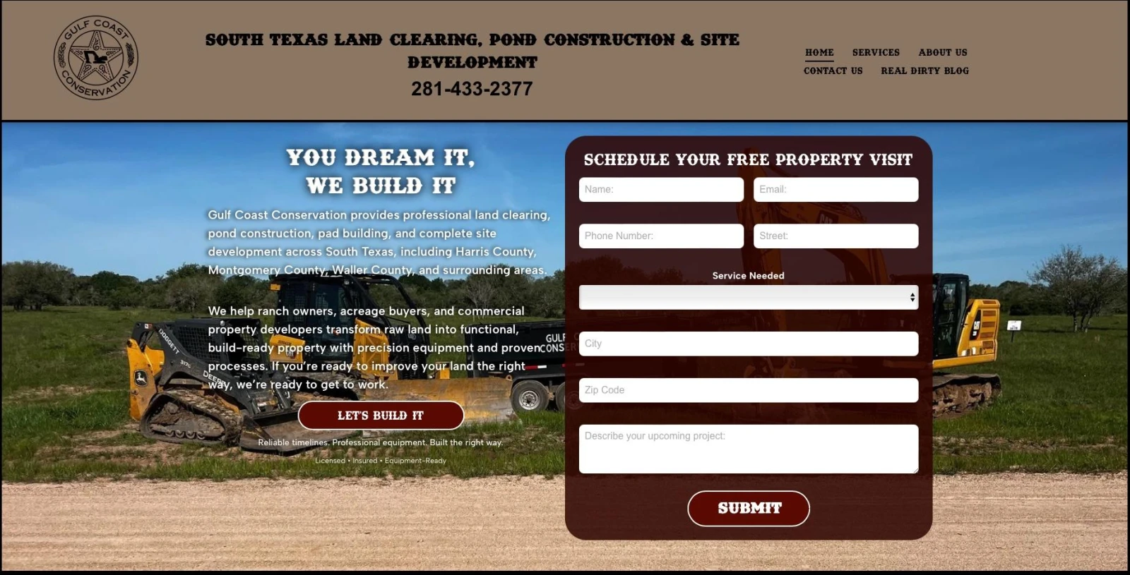 Earlier Gulf Coast Conservation landing page