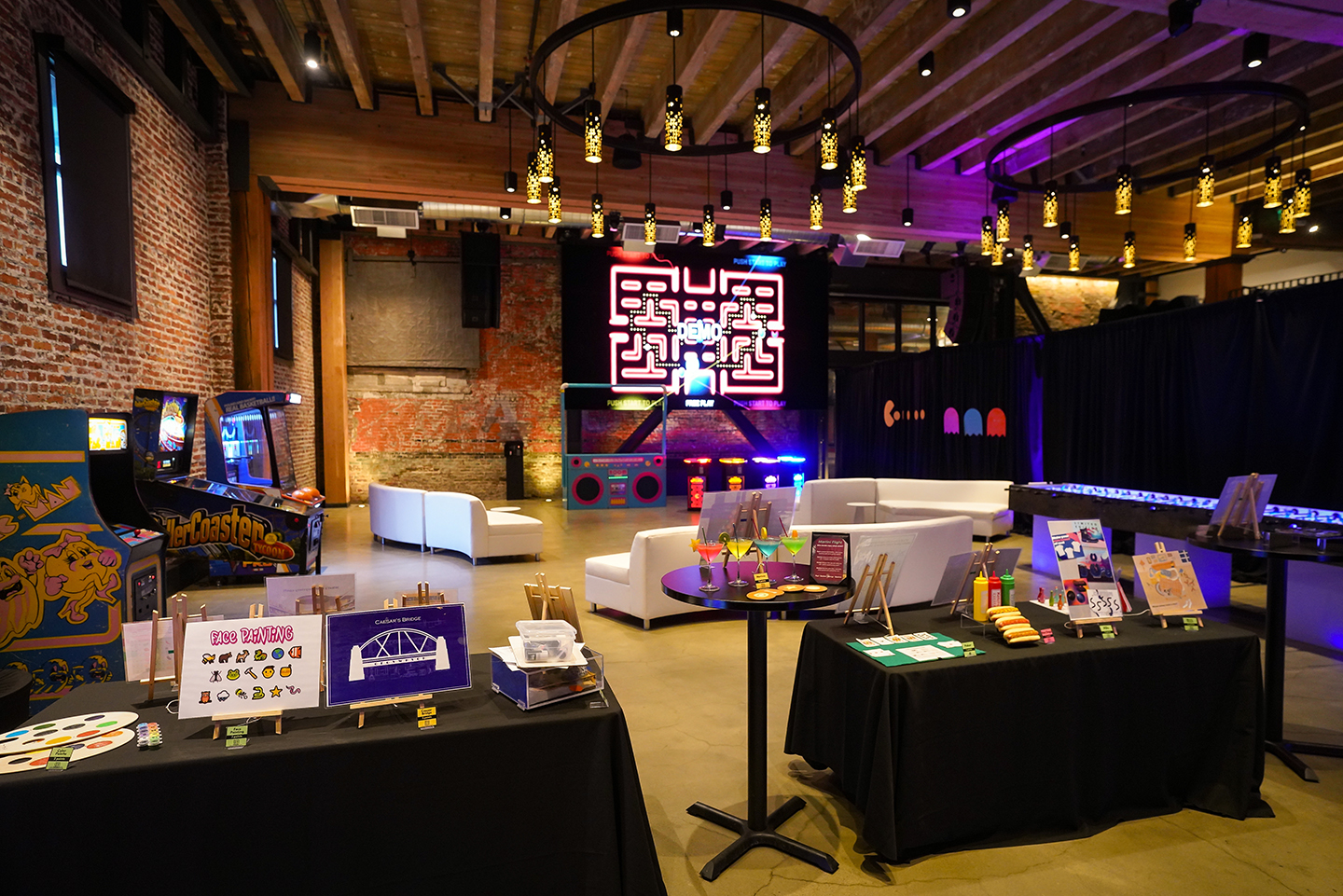Corporate event branding and environmental design