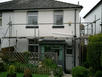 Exterior wall coatings Kettering — before and after