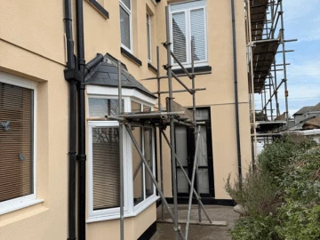Exterior wall coatings Kettering — before and after
