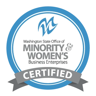 Washington State Minority and Women's Business Enterprises certified