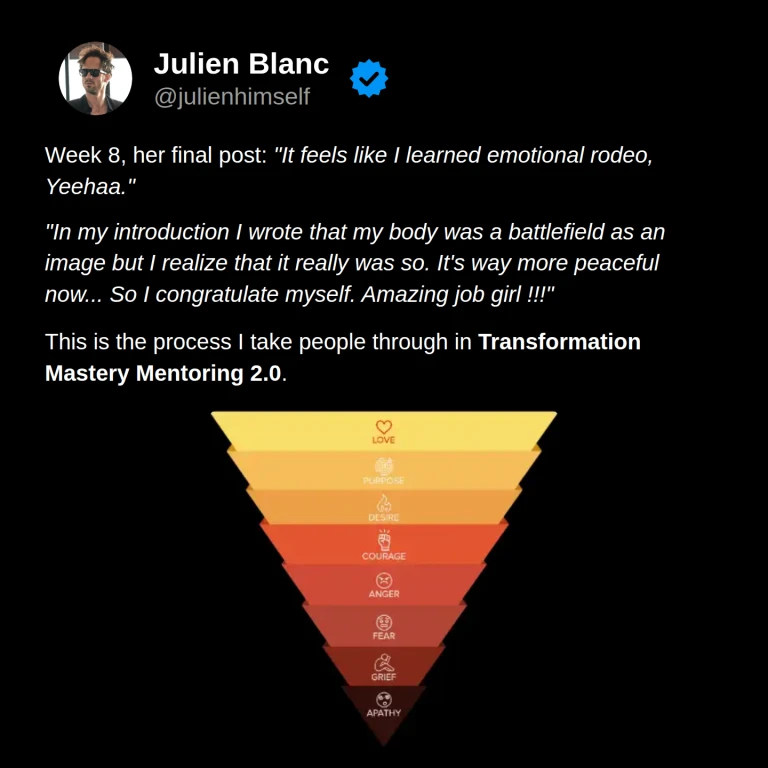 Marine’s week 8 reflection: feeling more peaceful and proud of her progress through Transformation Mastery Mentoring 2.0.