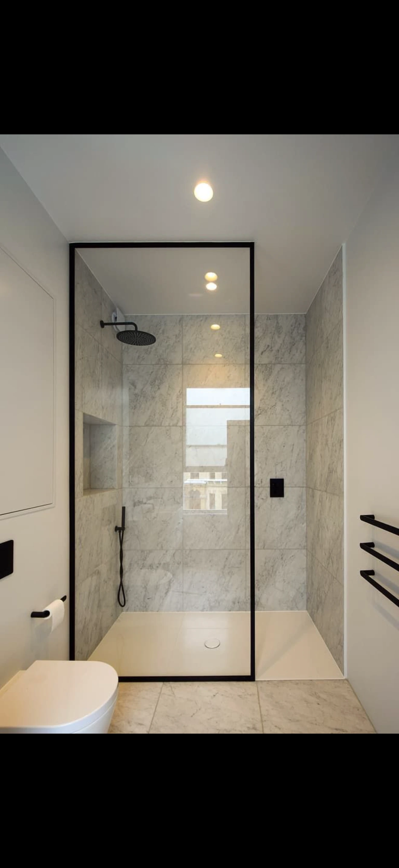 Shower enclosure installed by Melbourne Glass Experts