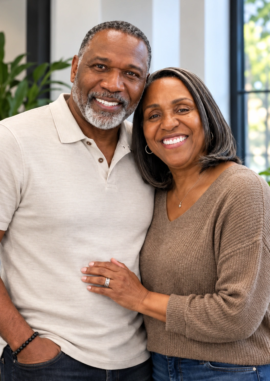Dr. Mikel Brown and his wife